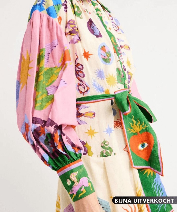 Dorthe™ | Elegant Italian Maxi Dress