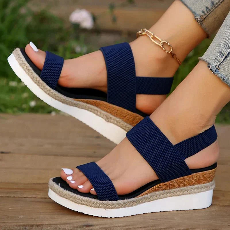 Meliora | Stretch Strap Platform Sandals