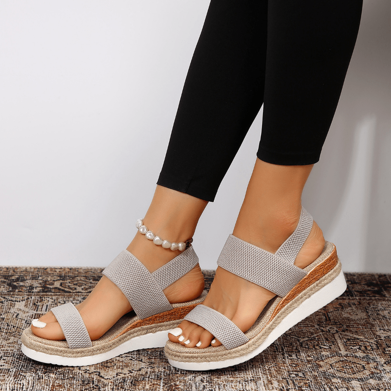 Meliora | Stretch Strap Platform Sandals